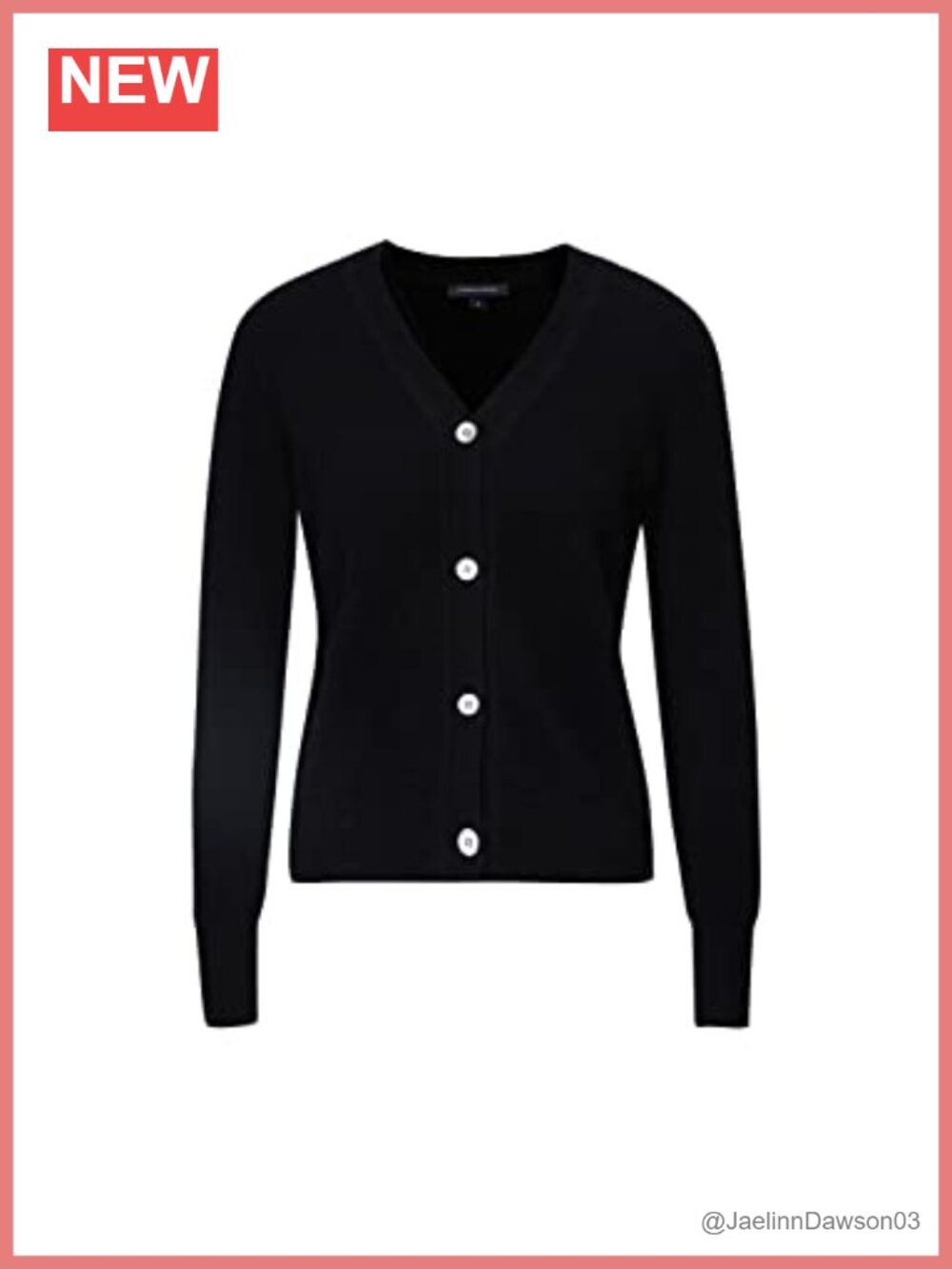 100% Cashmere V-Neck Open Front Cardigan Sweater Lightweight Layering